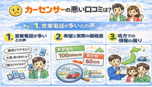 カーセンサー悪い口コミ